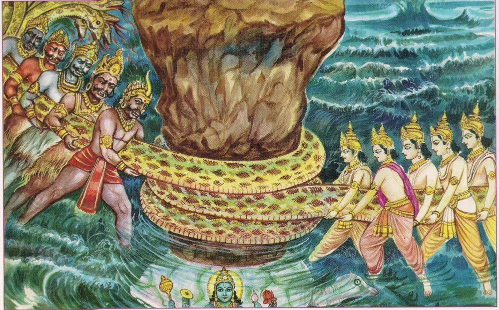 Samudra Manthan (Churning of the Ocean)