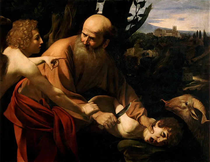 Caravaggio: Sacrifice of Isaac