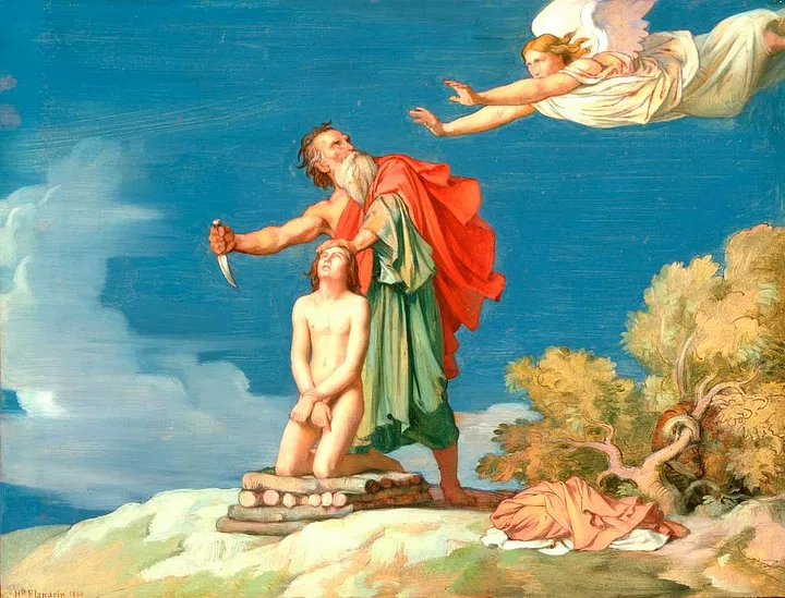 Jean-Hippolyte Flandrin: The Sacrifice of Isaac